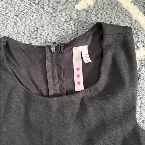 SHEIN Black Bodycon Dress Envelope Slit Bottom - Picture 4 of 6